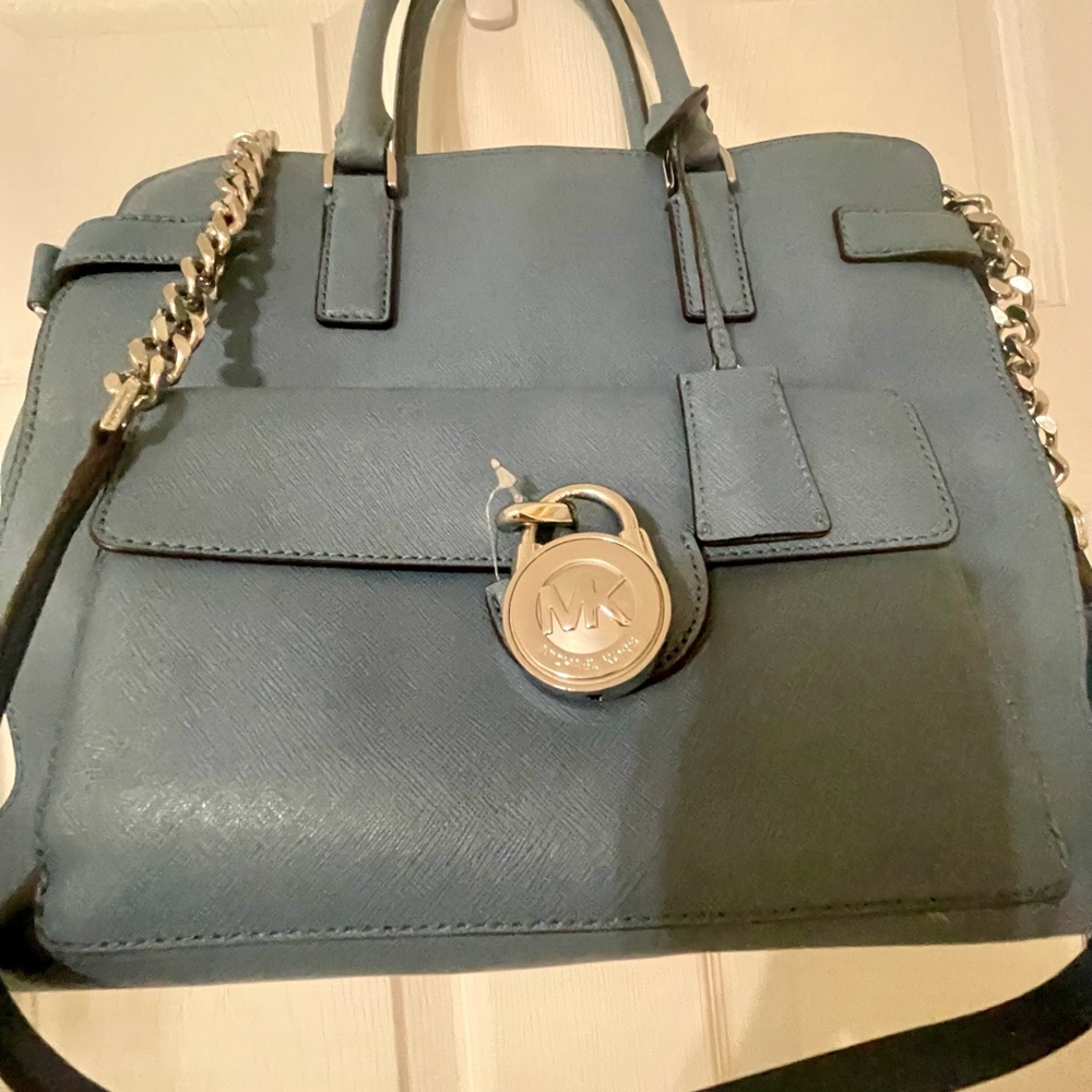 Michael Kors Emma saffaino leather Chain Detail Tote - Picture 12 of 12